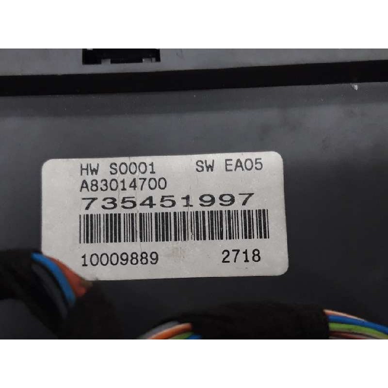 Recambio de mando climatizador para fiat nuova 500 (150) lounge referencia OEM IAM A83014700 735451997 - Rojo 4