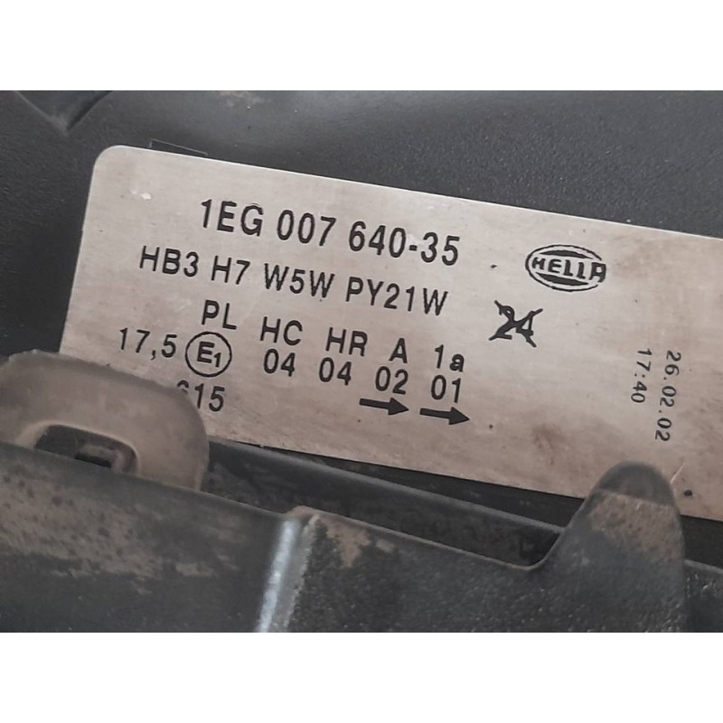 Recambio de faro izquierdo para opel astra g berlina edition referencia OEM IAM 1EG00764035 2