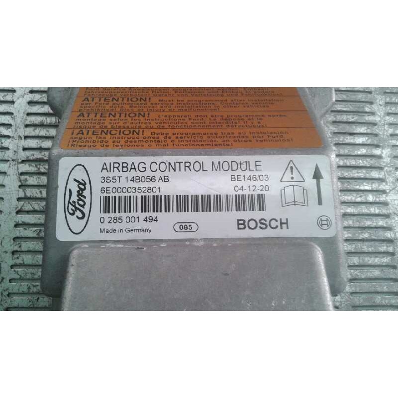 Recambio de kit airbag para ford ka (ccq) referencia OEM IAM 3S5T14B056AB 6E0000352801 0285001494 3