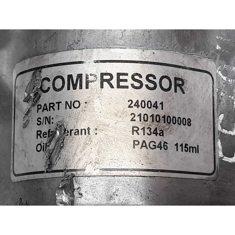Recambio de compresor aire acondicionado para opel astra g berlina edition referencia OEM IAM 240041 21010100008 3