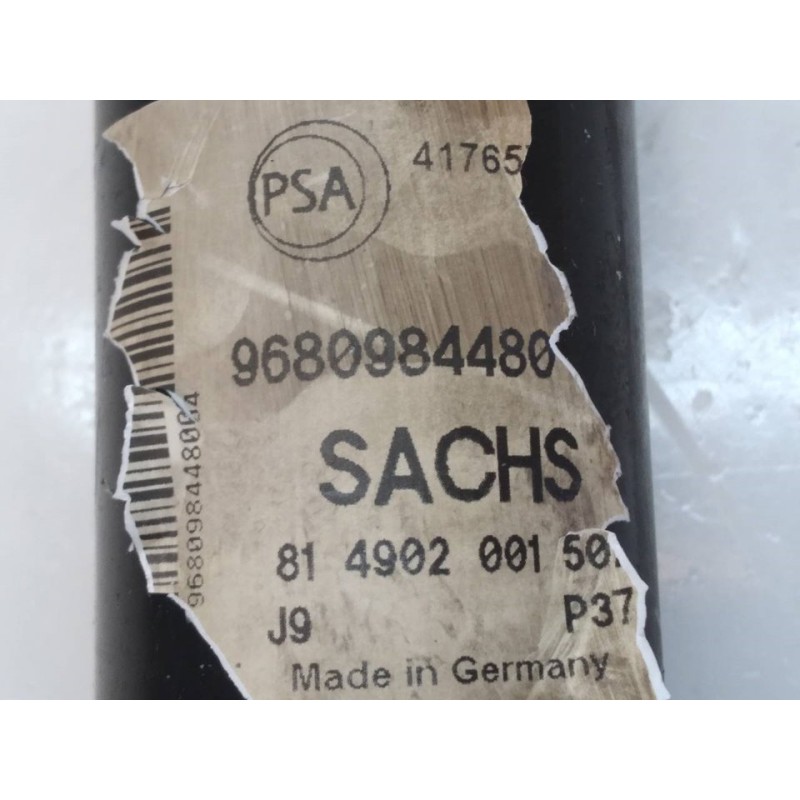 Recambio de amortiguador trasero derecho para citroën berlingo cuadro x referencia OEM IAM 9680984480  SACHS 2