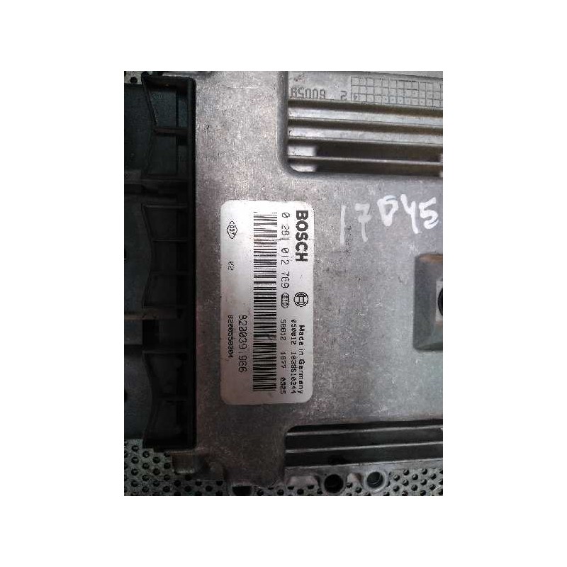 Recambio de centralita motor uce para renault megane ii berlina 5p dynamique referencia OEM IAM 0281012769 8200391966 - Negro 2