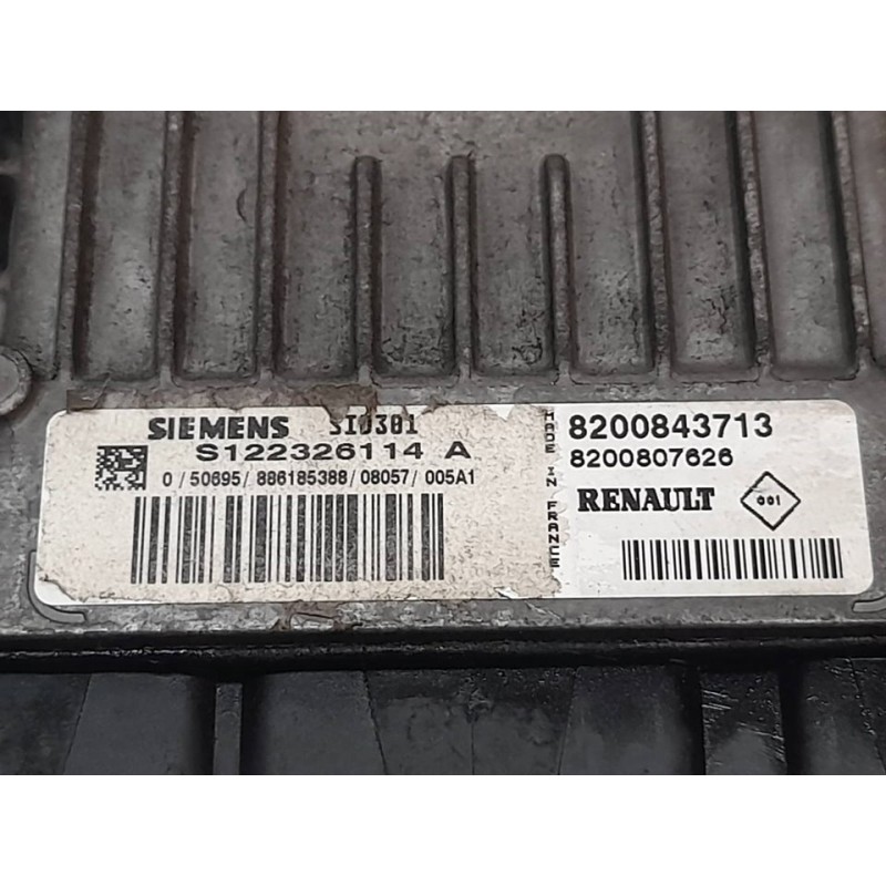 Recambio de centralita motor uce para renault kangoo expression referencia OEM IAM 8200843713 8200807626 - Blanco 2