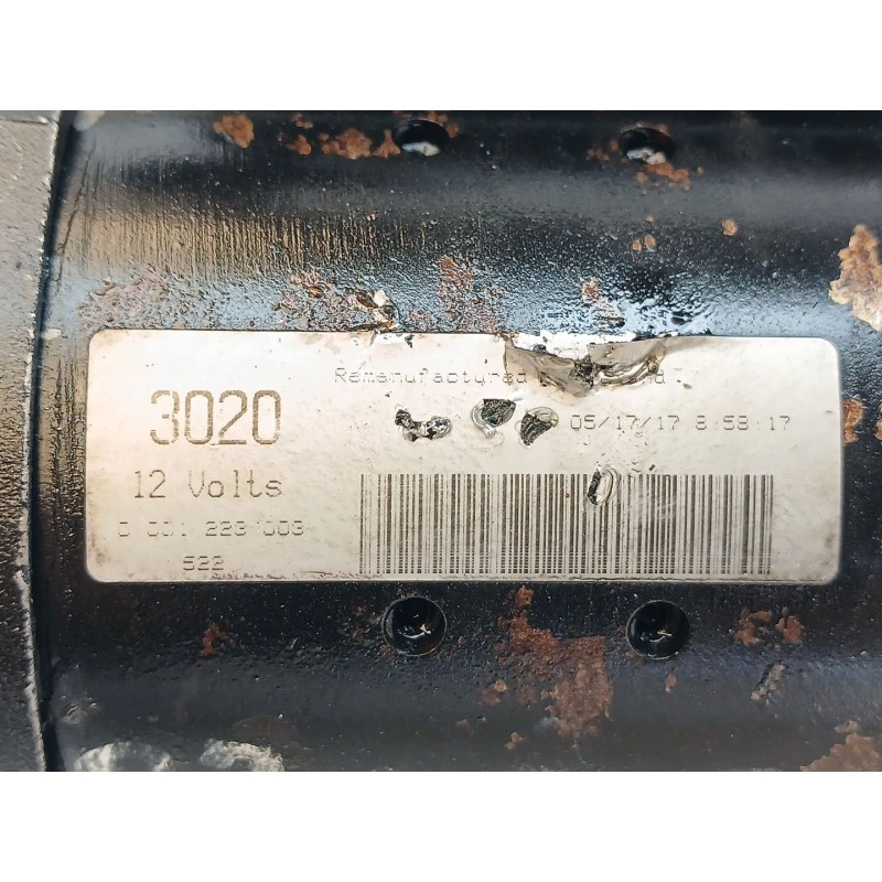 Recambio de motor arranque para iveco daily caja abierta cabina simple 35 c... batalla 3750 referencia OEM IAM 3020 0001223003 - Blanco 2