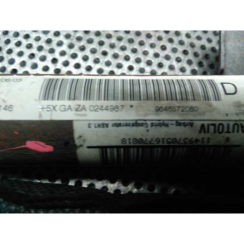 Recambio de airbag cortina delantero derecho para citroën c4 berlina 1.4 16v referencia OEM IAM 9646572080 3