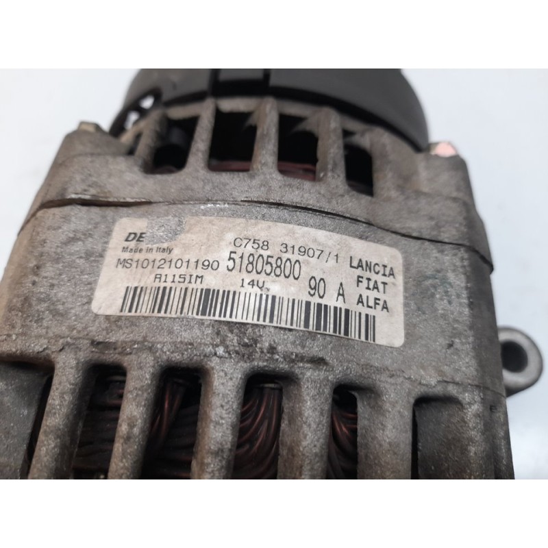 Recambio de alternador para fiat grande punto (199) 1.3 multijet sport (01.2007) referencia OEM IAM 51805800  DENSO - Gris 5