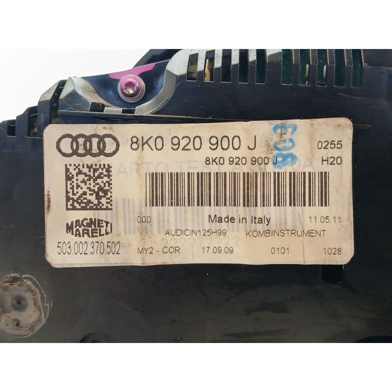 Recambio de cuadro instrumentos para audi a4 ber. (b8) e referencia OEM IAM 8K0920900J 2