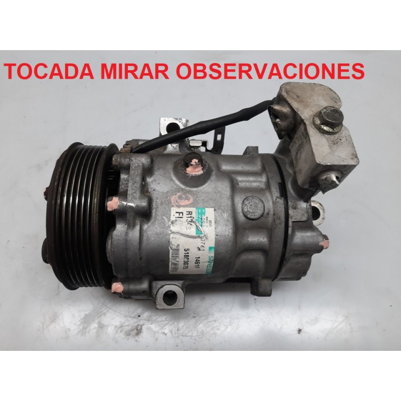 Recambio de compresor aire acondicionado para fiat grande punto (199) 1.3 multijet sport (01.2007) referencia OEM IAM 51803075 1 - Gris
