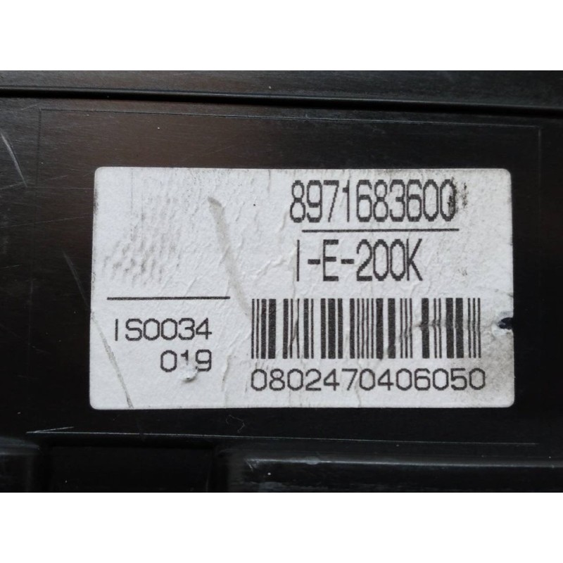 Recambio de cuadro instrumentos para opel monterey 3.0 dti cat referencia OEM IAM 8971683600 - Azul 2