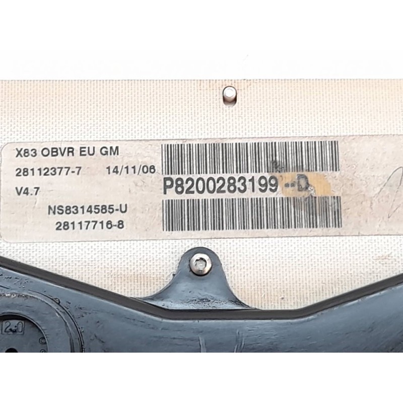 Recambio de cuadro instrumentos para opel vivaro furgón/combi (07.2006 =>) combi 2.9t l1h1 referencia OEM IAM P8200283199D - Blanco 2