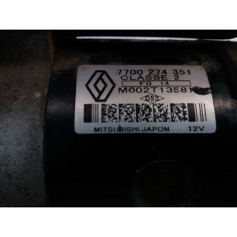 Recambio de motor arranque para renault clio ii fase i (b/cbo) 1.4 referencia OEM IAM MITSUBISHIM002T13581 7700274351 - Azul 2