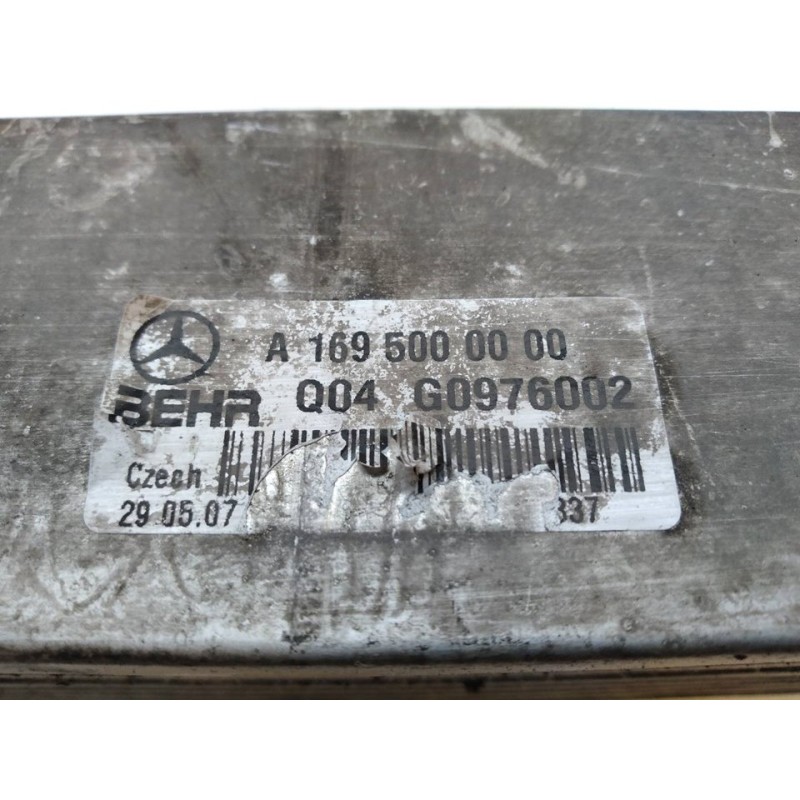 Recambio de intercooler para mercedes-benz clase b (w245) 200 cdi (245.208) referencia OEM IAM A1695000000 Q04G0976002 2