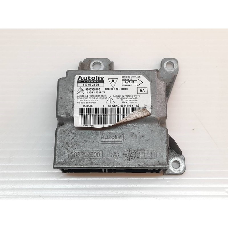 Recambio de centralita airbag para citroën c5 station wagon exclusive referencia OEM IAM 9665558180 610963100 AUTOLIV