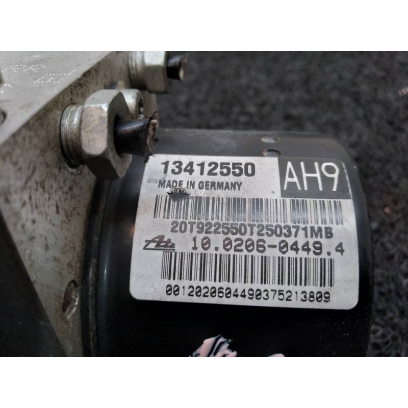 Recambio de abs para opel astra j lim. excellence referencia OEM IAM 13412550 10020604494 10096045843 3