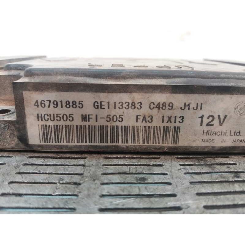 Recambio de centralita motor uce para fiat stilo (192) 1.8 16v cat referencia OEM IAM 46791885  HITACHI 2