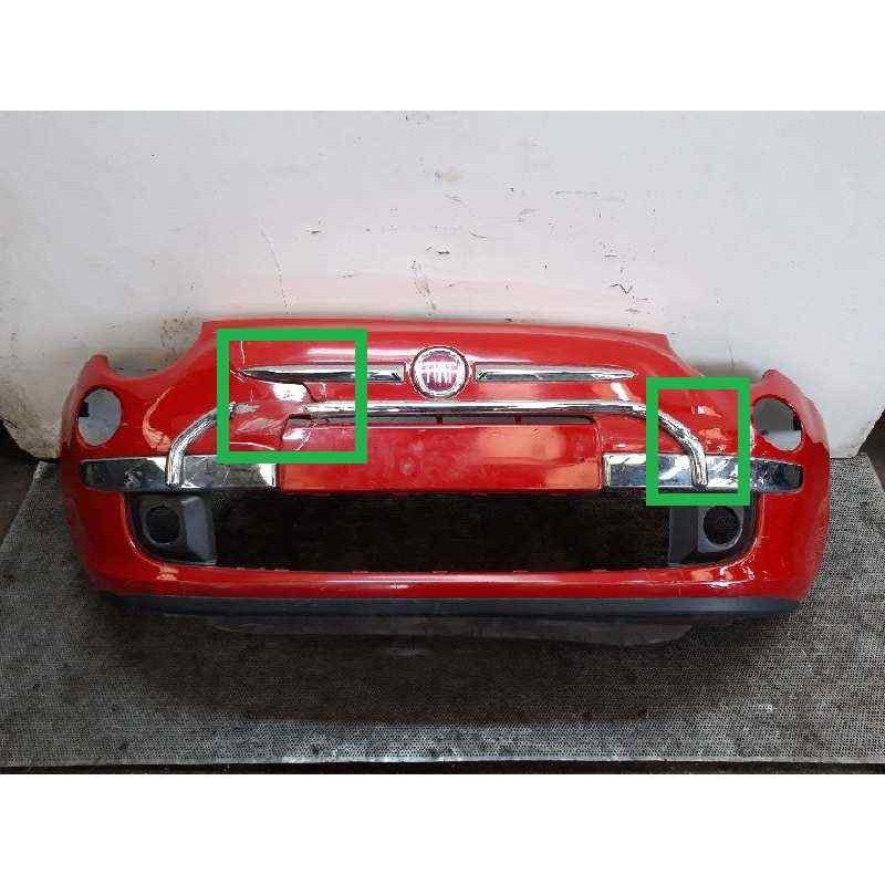 Recambio de paragolpes delantero para fiat nuova 500 (150) lounge referencia OEM IAM - Rojo 3