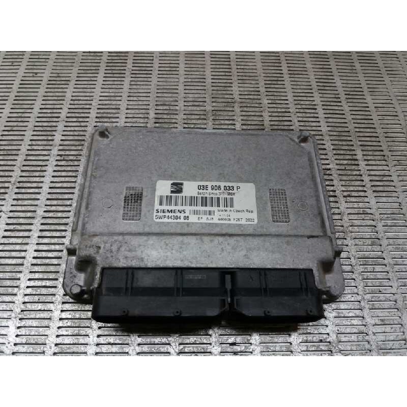 Recambio de centralita motor uce para seat ibiza (6l1) 1.2 referencia OEM IAM 03E906033P 5WP44304 