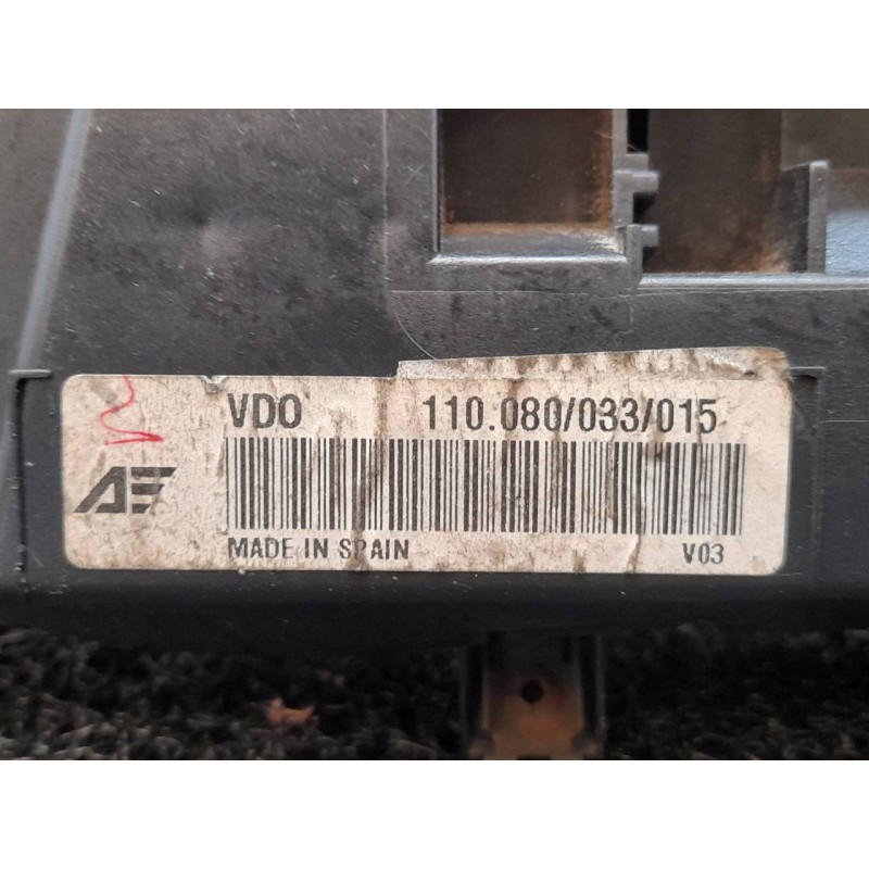 Recambio de cuadro instrumentos para seat alhambra (7v9) signo referencia OEM IAM 110080033015 7M7920800J VDO 3
