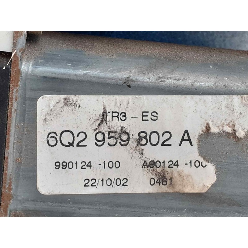 Recambio de elevalunas delantero izquierdo para seat cordoba berlina (6l2) 1.4 16v referencia OEM IAM 6Q2959802A 6L4837751Q - Gris 3