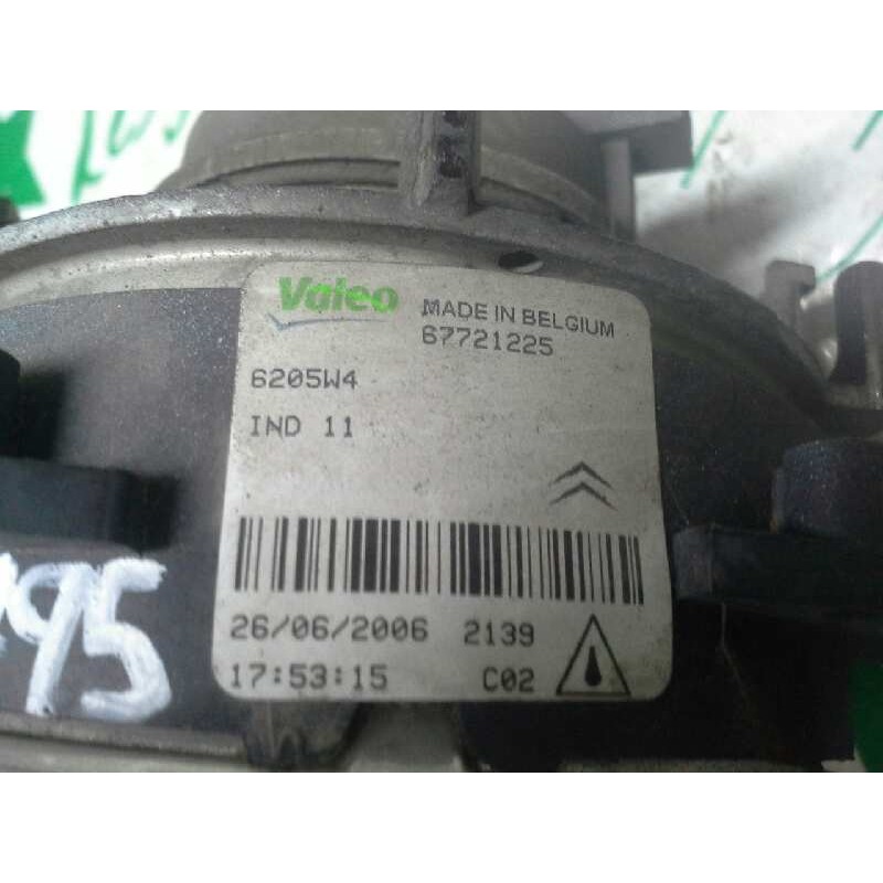 Recambio de faro antiniebla derecho para citroën xsara picasso 2.0 hdi cat (rhy / dw10td) referencia OEM IAM 67721225 - Blanco 2