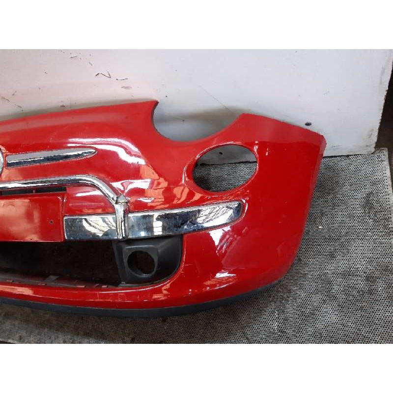Recambio de paragolpes delantero para fiat nuova 500 (150) lounge referencia OEM IAM - Rojo 8