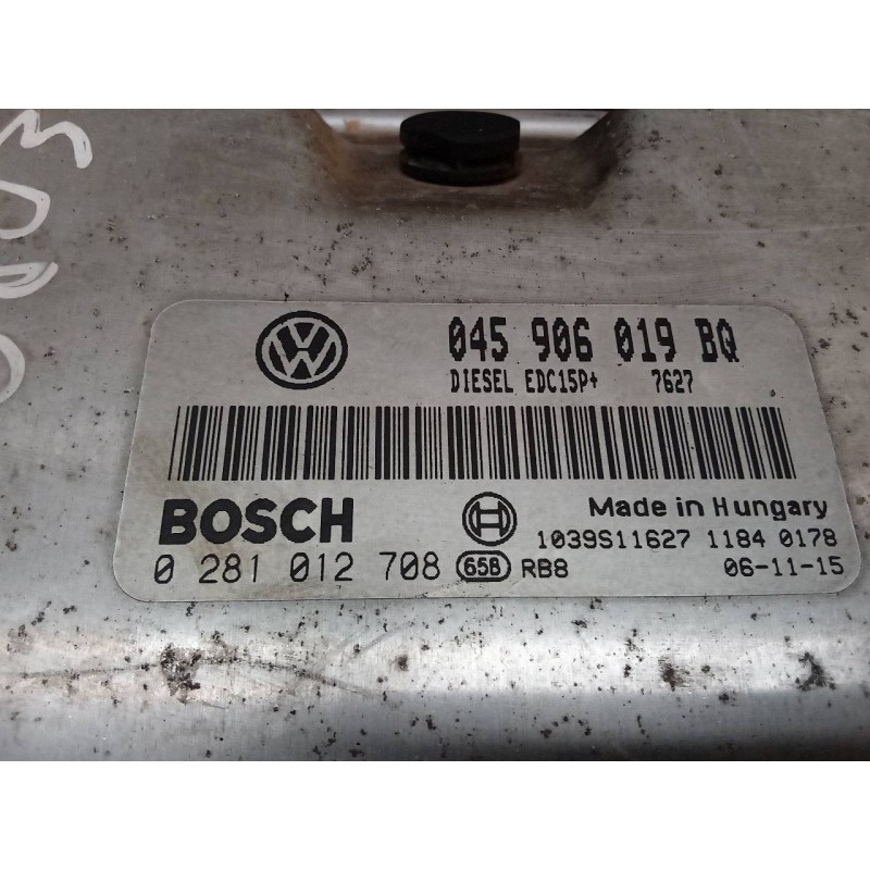Recambio de centralita motor uce para seat ibiza (6l1) reference referencia OEM IAM 0281012708 045906019BQ BOSCH - Negro 2