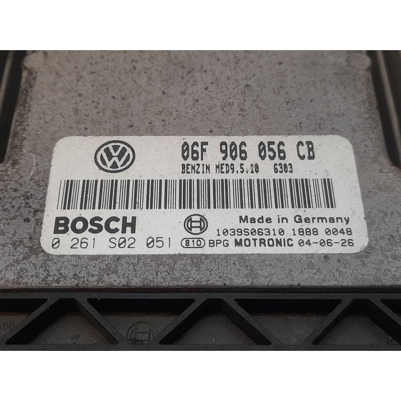 Recambio de centralita motor uce para volkswagen golf v berlina (1k1) sportline referencia OEM IAM 0261S02051 06F906056CB BOSCH 2