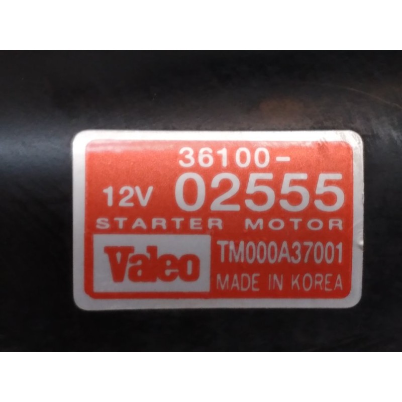 Recambio de motor arranque para hyundai getz (tb) 1.1 gl referencia OEM IAM 3610002555 VALEO - Negro 4
