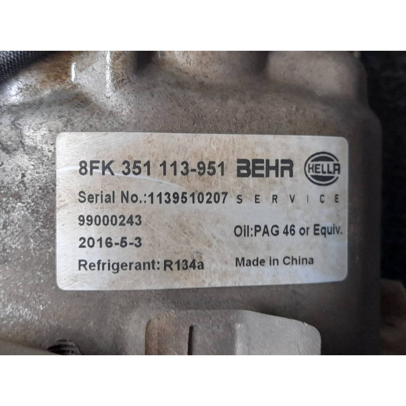 Recambio de compresor aire acondicionado para ford focus lim. (cb4) trend referencia OEM IAM 8FK351113951  BEHR 8