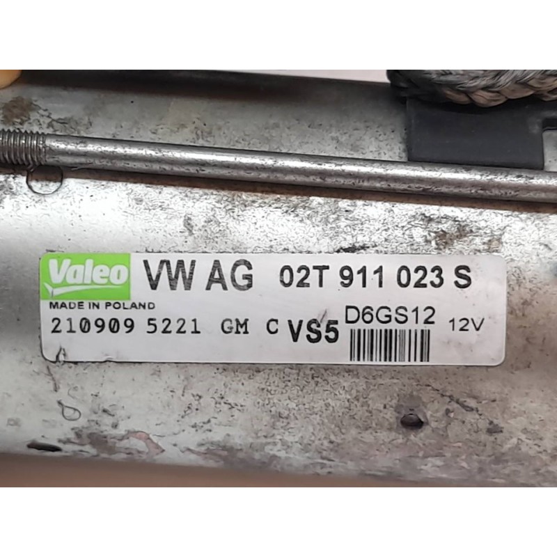 Recambio de motor arranque para seat altea (5p1) emocion referencia OEM IAM 02T911023S 2109095221GM - Blanco 4