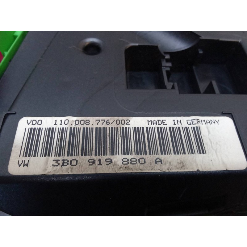 Recambio de cuadro instrumentos para volkswagen passat berlina (3b2) comfortline referencia OEM IAM 3B0919880A 110008776002 VDO - Azul 4