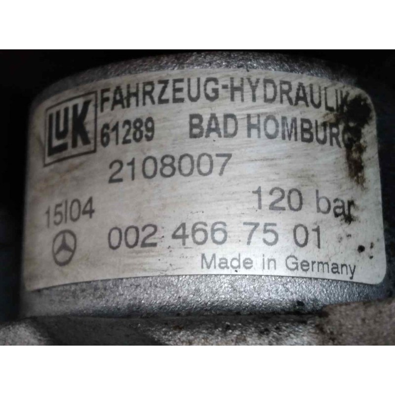 Recambio de bomba direccion para mercedes-benz sprinter 02.00  caja abierta 413 cdi (904.612-613) referencia OEM IAM 0024667501 - Blanco 3