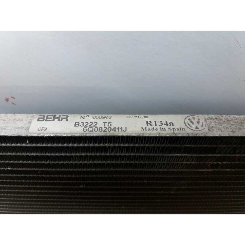 Recambio de condensador / radiador aire acondicionado para seat ibiza (6l1) 1.2 referencia OEM IAM 6Q0820411J - Amarillo 2