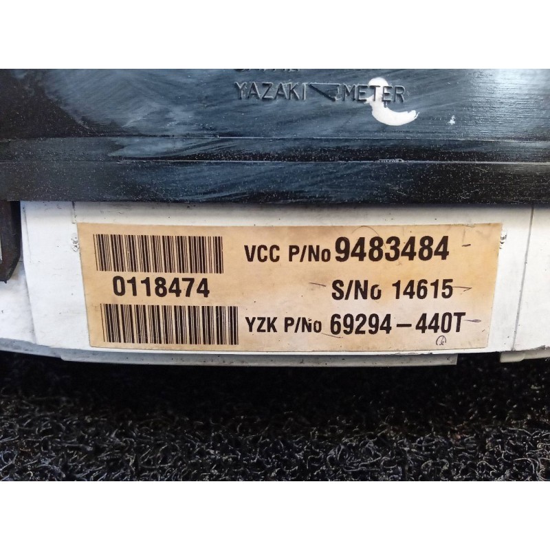Recambio de cuadro instrumentos para volvo s80 berlina 2.4 (125kw) referencia OEM IAM 9483484 69294440T - Verde 2