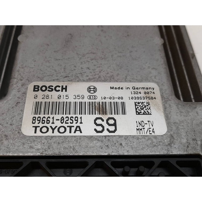 Recambio de centralita motor uce para toyota auris active referencia OEM IAM 0281015359 8966102S91 BOSCH - Negro 4