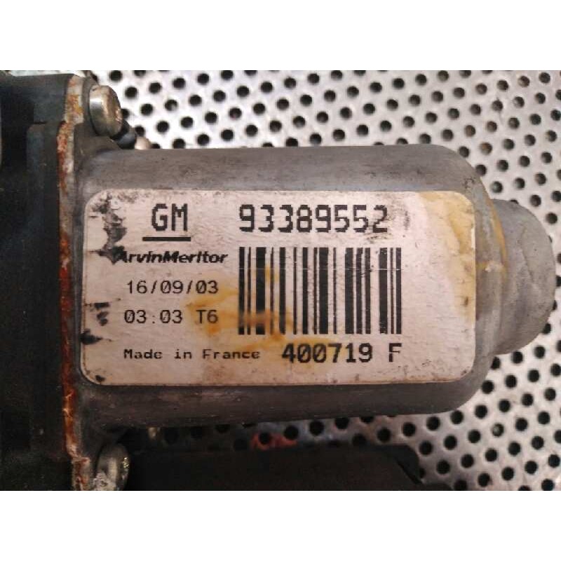 Recambio de elevalunas delantero derecho para opel meriva enjoy referencia OEM IAM 2