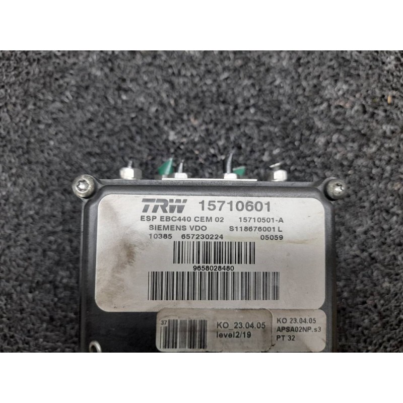 Recambio de abs para peugeot 407 st sport pack referencia OEM IAM 15710601 S118676001L - Azul 3