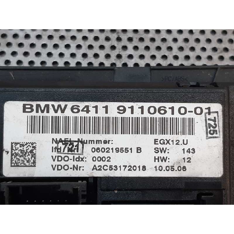Recambio de mando climatizador para bmw serie 3 berlina (e90) 320d referencia OEM IAM 6411911061001 060219551B - Azul 5