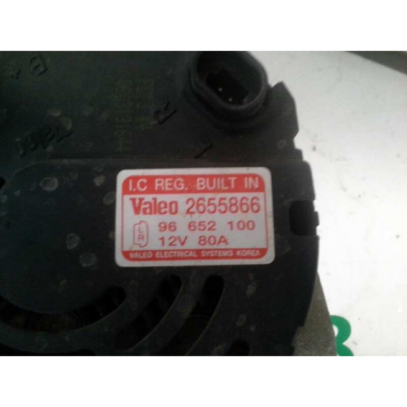 Recambio de alternador para chevrolet kalos 1.2 cat referencia OEM IAM 96652100 2655866 VALEO - Azul 4