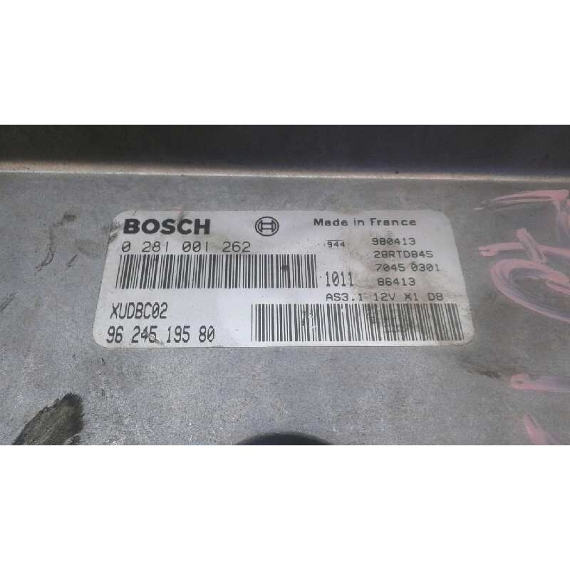 Recambio de centralita motor uce para citroën xantia berlina 1.9 td exclusive referencia OEM IAM 0281001262 4