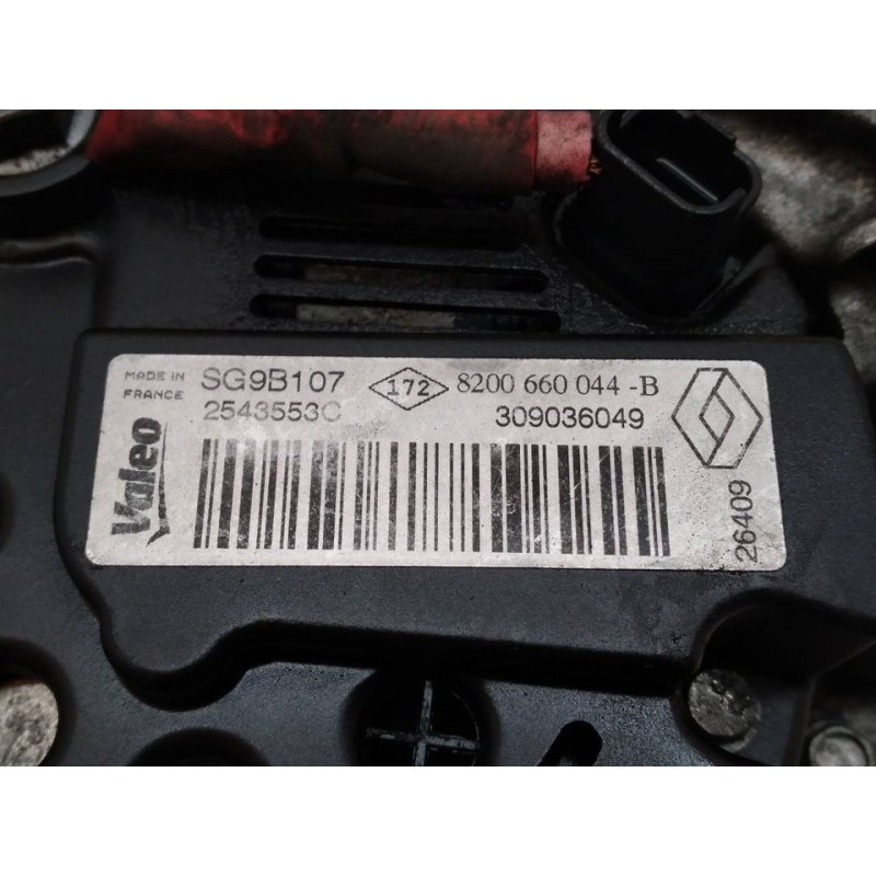 Recambio de alternador para dacia sandero ambiance referencia OEM IAM 8200660044B SG9B107 4