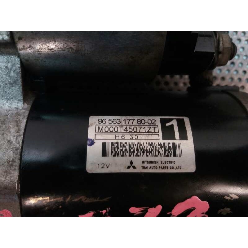 Recambio de motor arranque para citroën c2 sx referencia OEM IAM 9656317780 M000T45071Z - Negro 4