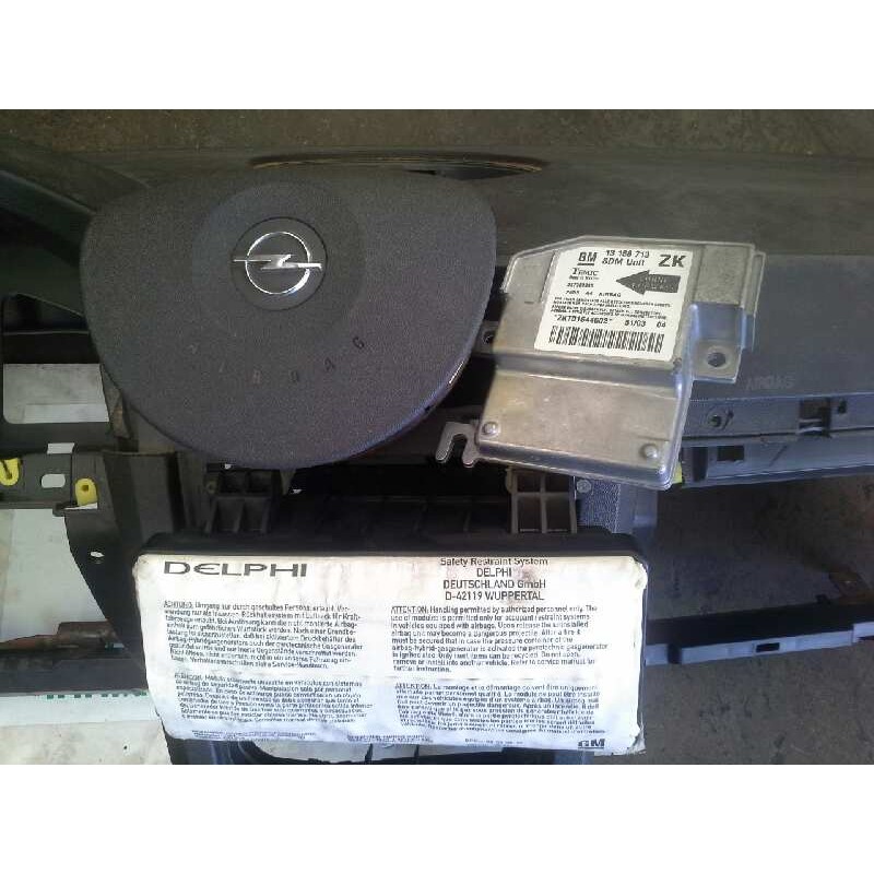 Recambio de kit airbag para opel meriva 1.7 16v cdti referencia OEM IAM CENTRALITA/ 13158713 DERECHO/ 93335024 IZQUIERDO/ 933194 - Gris 4
