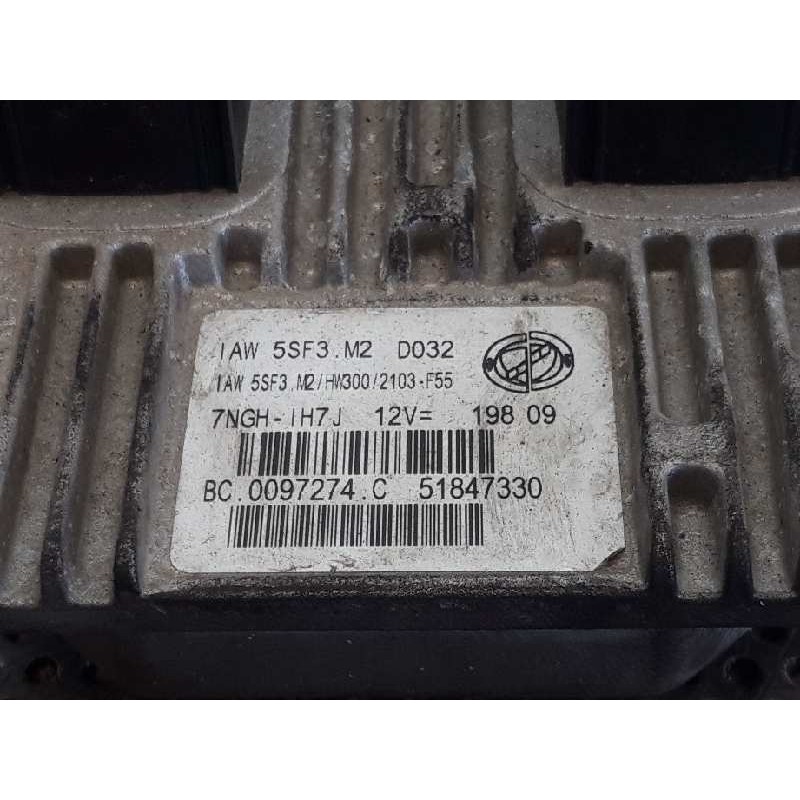 Recambio de centralita motor uce para fiat grande punto (199) 1.4 8v active (01.2007) referencia OEM IAM 5S7F3M2D032 5SF3M2HW300 - Azul 2