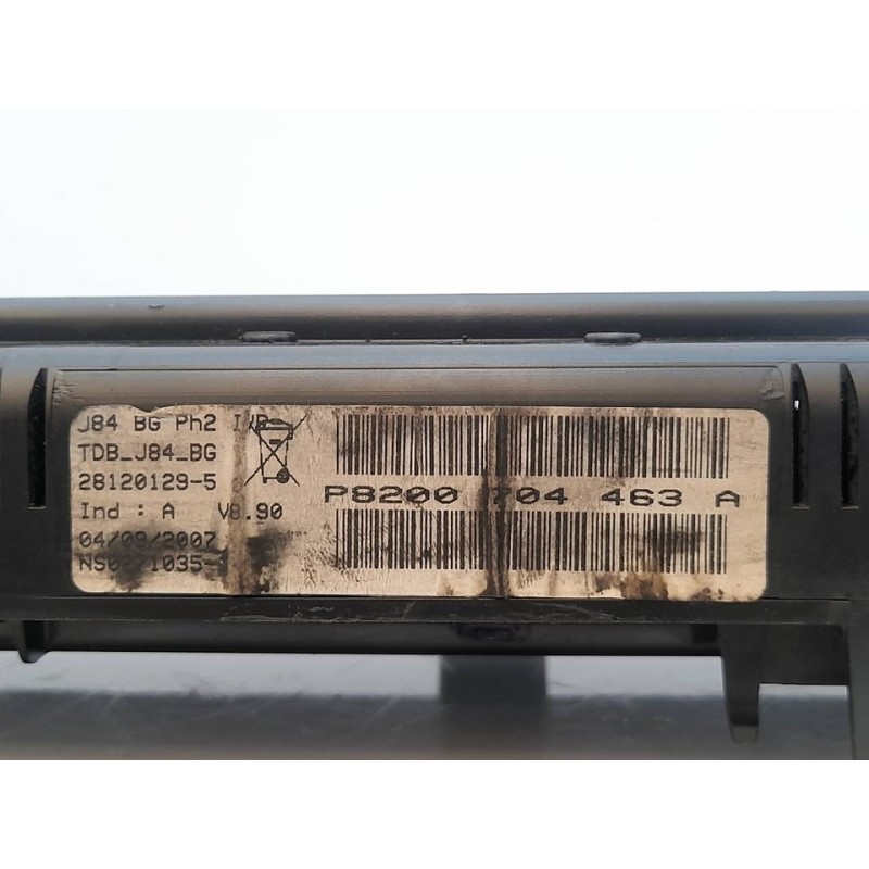 Recambio de cuadro instrumentos para renault scenic ii expression referencia OEM IAM P8200704463A P8200704463 5