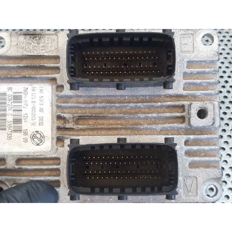 Recambio de centralita motor uce para fiat grande punto (199) 1.4 8v active (01.2007) referencia OEM IAM 5S7F3M2D032 5SF3M2HW300 - Azul 3