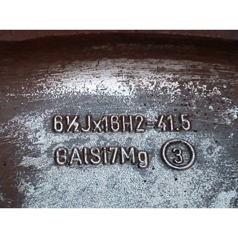 Recambio de llanta para alfa romeo 147 (190) 1.9 jtd 16v 150 selective referencia OEM IAM 612JX16H2 - Rojo 2