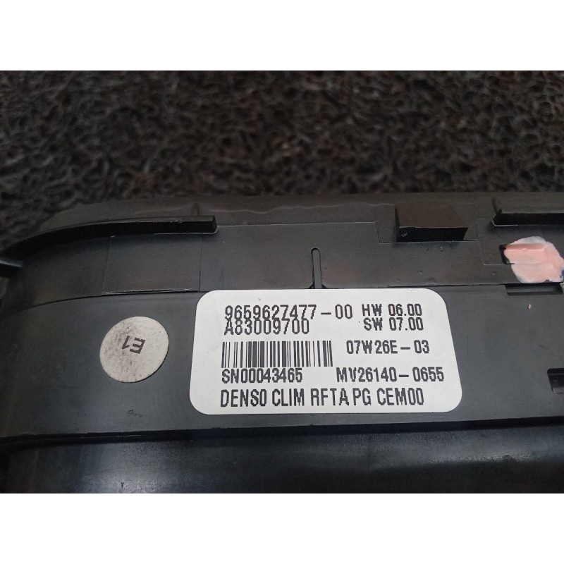Recambio de mando climatizador para citroën c4 grand picasso exclusive referencia OEM IAM 9659627477 A83009700 - Negro 3