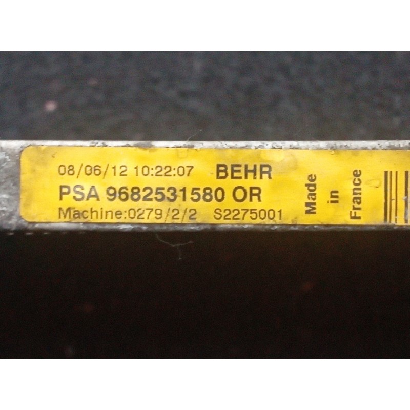 Recambio de condensador / radiador aire acondicionado para peugeot 3008 active referencia OEM IAM 9682531580  BEHR - Negro 3