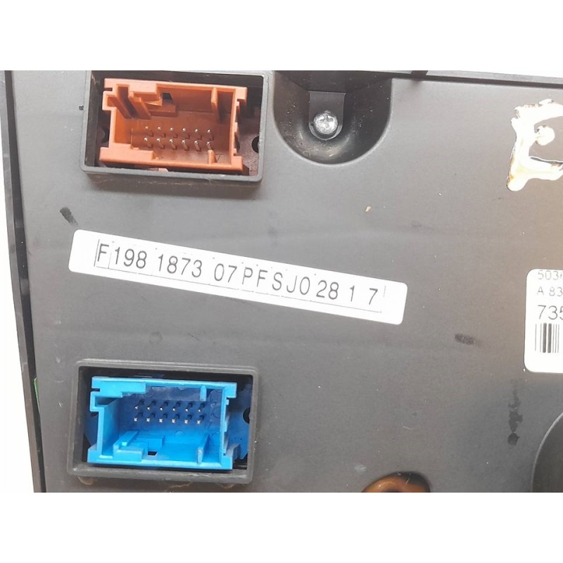 Recambio de mando climatizador para fiat bravo (198) 1.9 emotion multijet referencia OEM IAM 735442075 503600040100 5